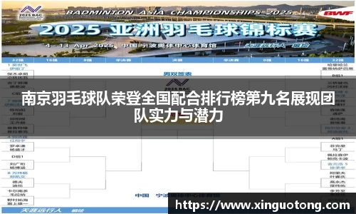 南京羽毛球队荣登全国配合排行榜第九名展现团队实力与潜力